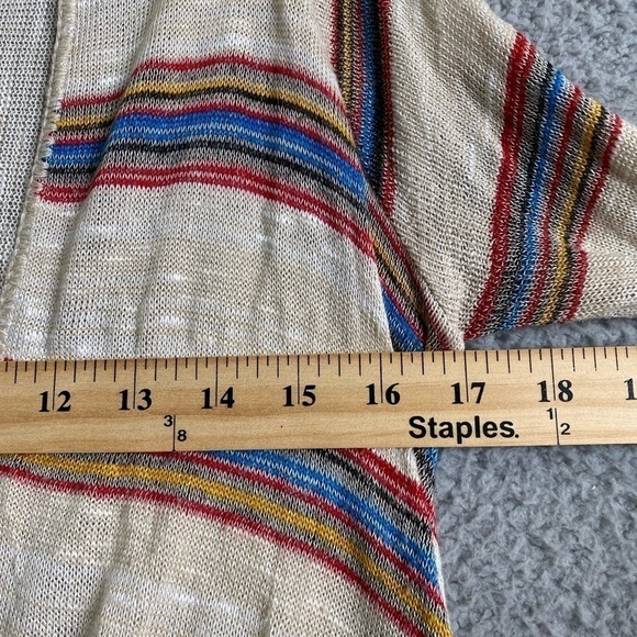 Sweet N Sinful Womens Cardigan Open Front Knit Sweater Fringe Stretch XS - Picture 9 of 10